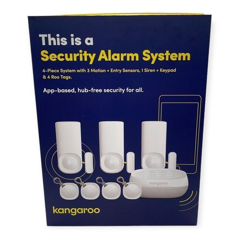 NIB Kangaroo Security Alarm System App-based, Hub-free security